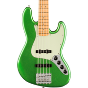 Fender Player Plus Jazz Bass® V, Maple Fingerboard, Cosmic Jade
