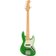 Fender Player Plus Jazz Bass® V, Maple Fingerboard, Cosmic Jade