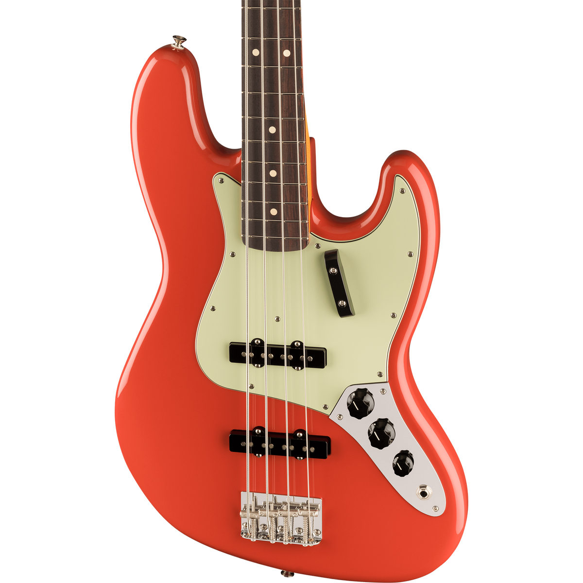 Fender Vintera® II '60s Jazz Bass® Electric Bass, Fiesta Red