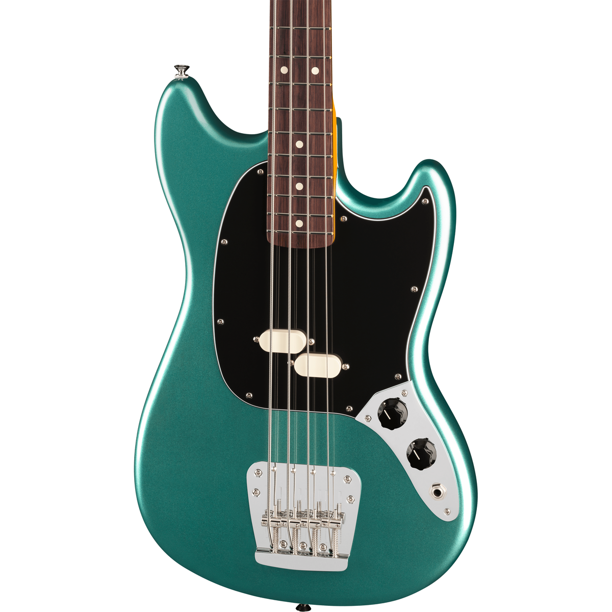 Fender American Professional Classic Mustang Bass - Faded Sherwood Green Metallic