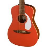 Fender Malibu Player Acoustic Electric Guitar - Fiesta Red