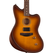 Fender Acoustasonic Standard Jazzmaster Acoustic Electric Guitar - Honey Burst