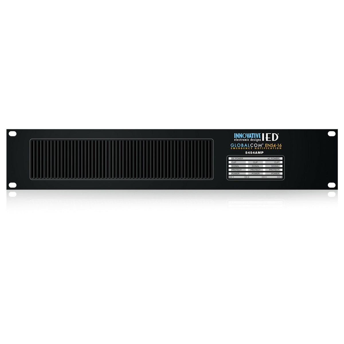 AtlasIED 5454AMP GLOBALCOM 4‑Channel 500W Class D Power Amplifier, EN54‑16 Certified