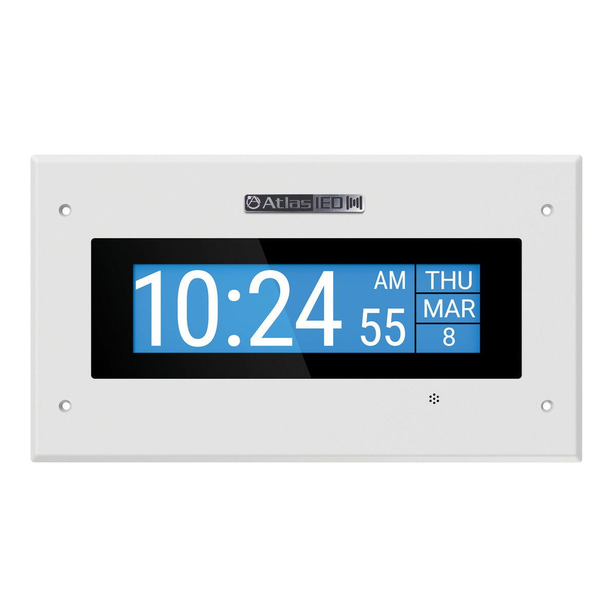 AtlasIED IP‑DM PoE+ Indoor Wall‑Mount LCD Endpoint with Touchtalk Microphone