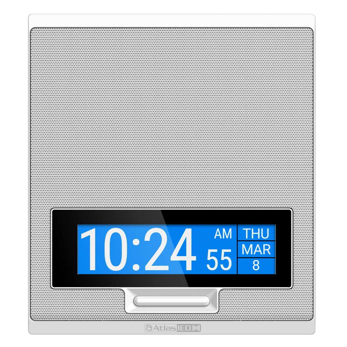 AtlasIED IP‑SDMF‑72 PoE+ IP Speaker with LCD, Microphone and LED Flasher