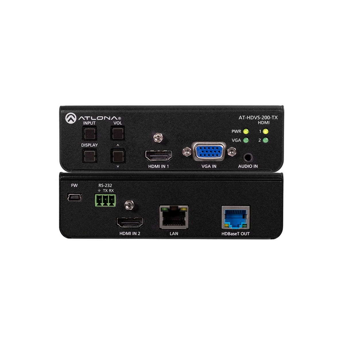 Atlona AT-HDVS-200-TX Three-Input HDMI VGA Switcher with Ethernet-Enabled HDBaseT Output