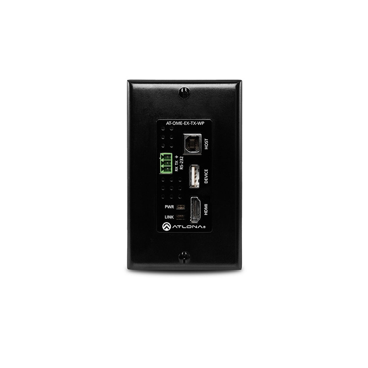 Atlona AT-OME-EX-TX-WP Omega Wallplate Transmitter for HDMI with USB