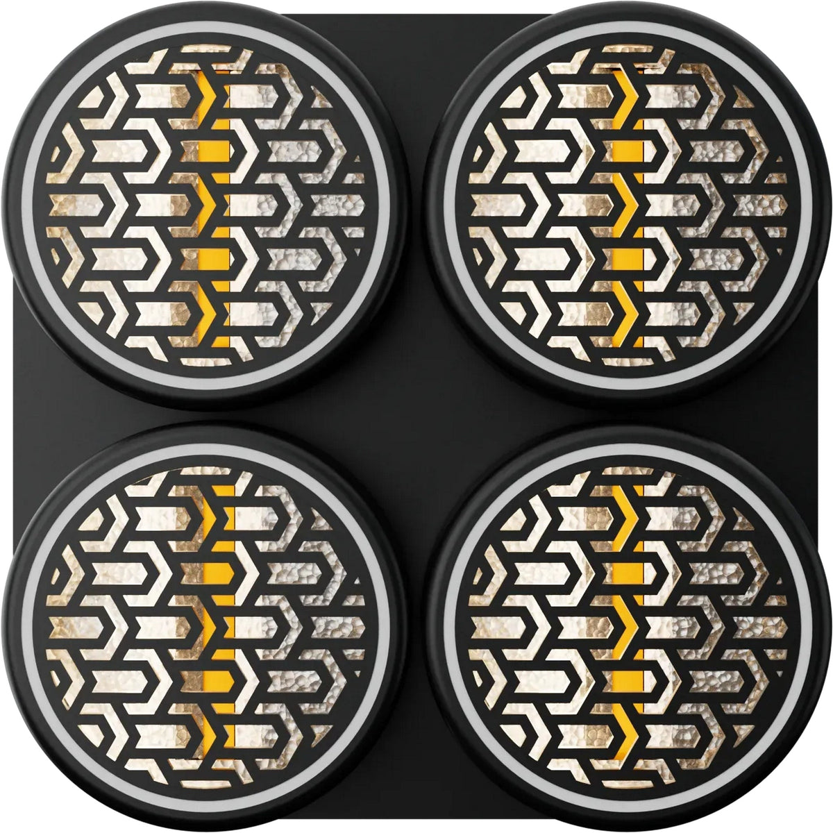 Blizzard Lighting Lux Quadra X4 High-Output Quad-Cell Blinder with RGB Aura and Ring Effects