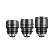 DZOFILM PAVO 2× Anamorphic Prime A Set (28 mm, 40 mm, 75 mm) T2.1 Blue Coating, PL/EF Mount