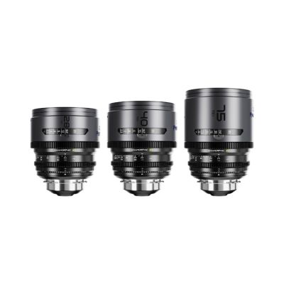 DZOFILM PAVO 2× Anamorphic Prime B Set (32 mm, 55 mm, 100 mm) T2.1 Blue Coating, PL/EF Mount