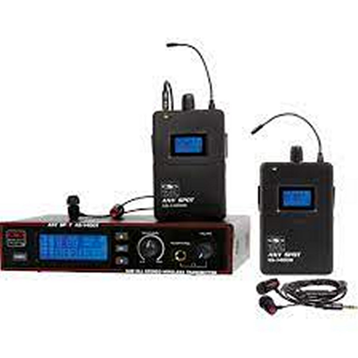 Galaxy Audio AS-1406 Wireless In-Ear Monitor System 2-Pack P 556–580 MHz