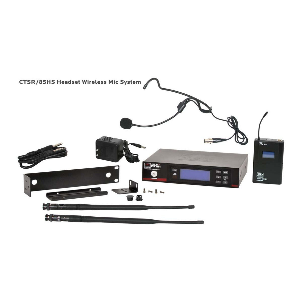 Galaxy Audio CTSR/85HS Wireless Headset Microphone System - D: 584-607 MHz
