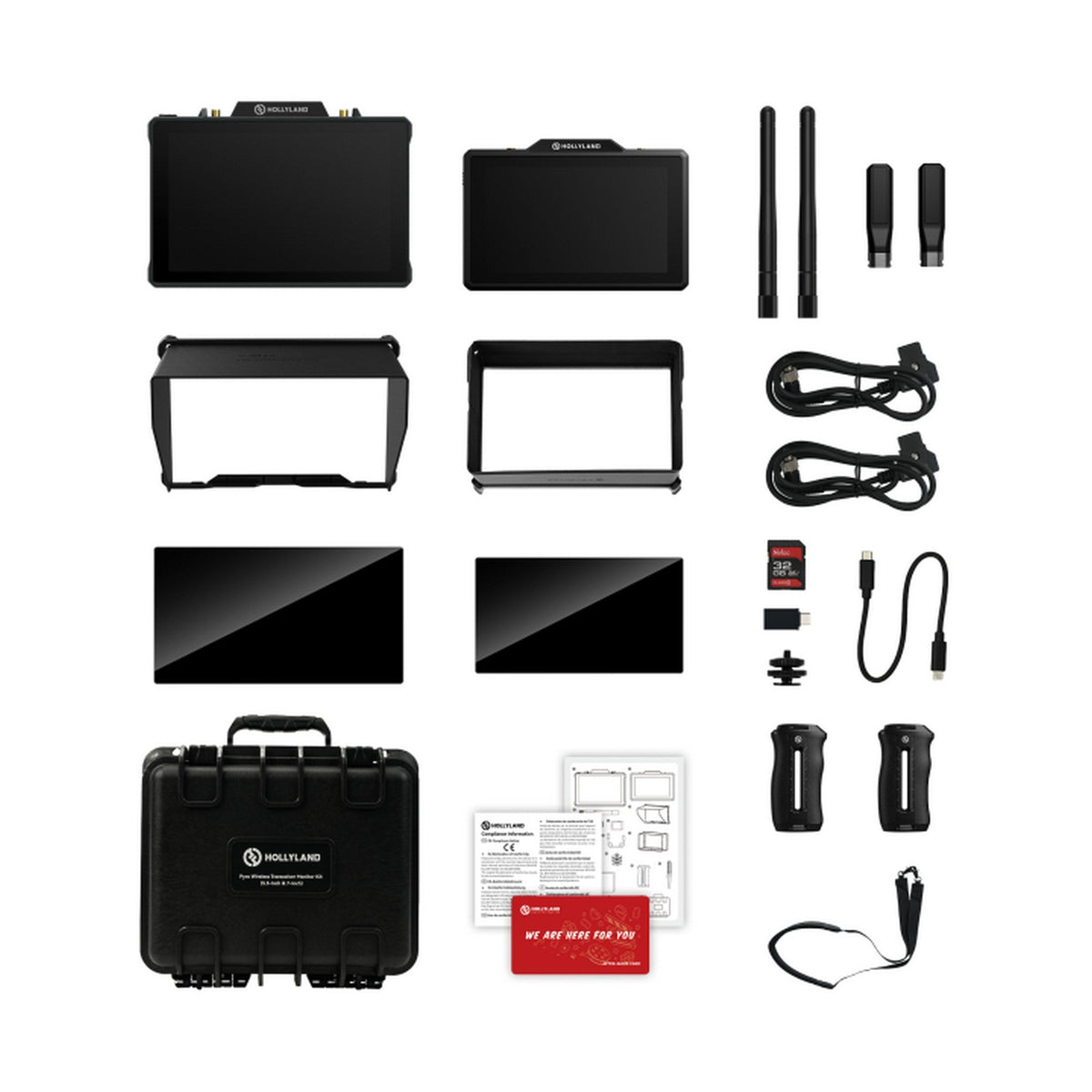 Hollyland Pyro 7/Pyro 5 Wireless Transceiver Monitor Kit