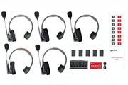 Hollyland Solidcom SE Full-Duplex Communication System Global Version - 1x Master Headset, 4x Remote Headset