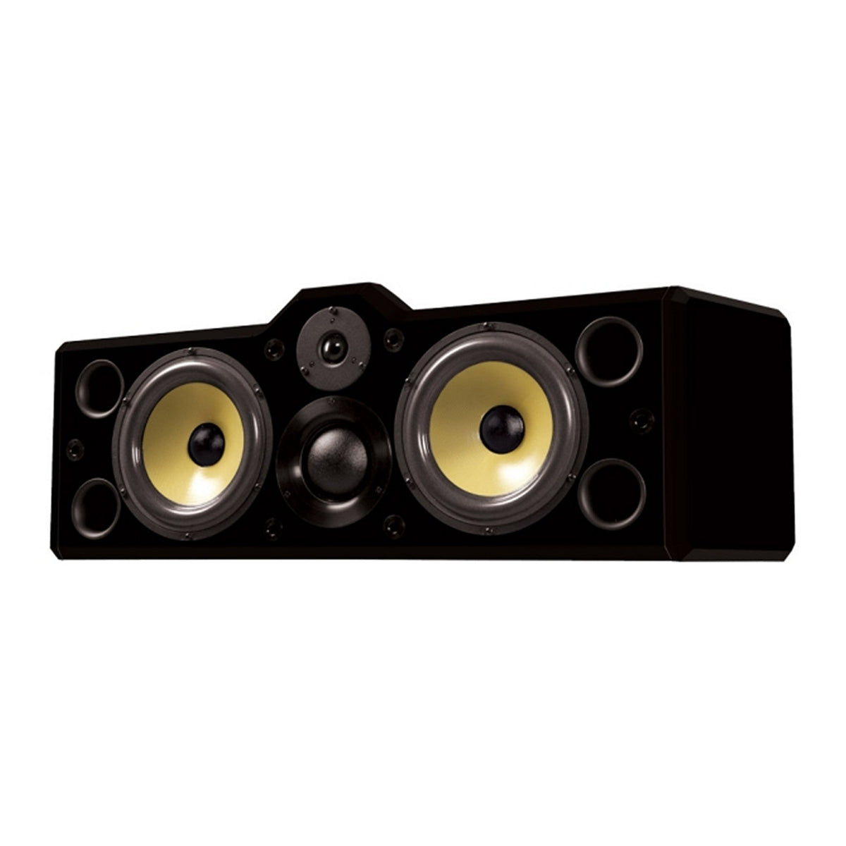 Induction Dynamics C1.8 Center Speaker Off-Axis Sound - Black Gloss
