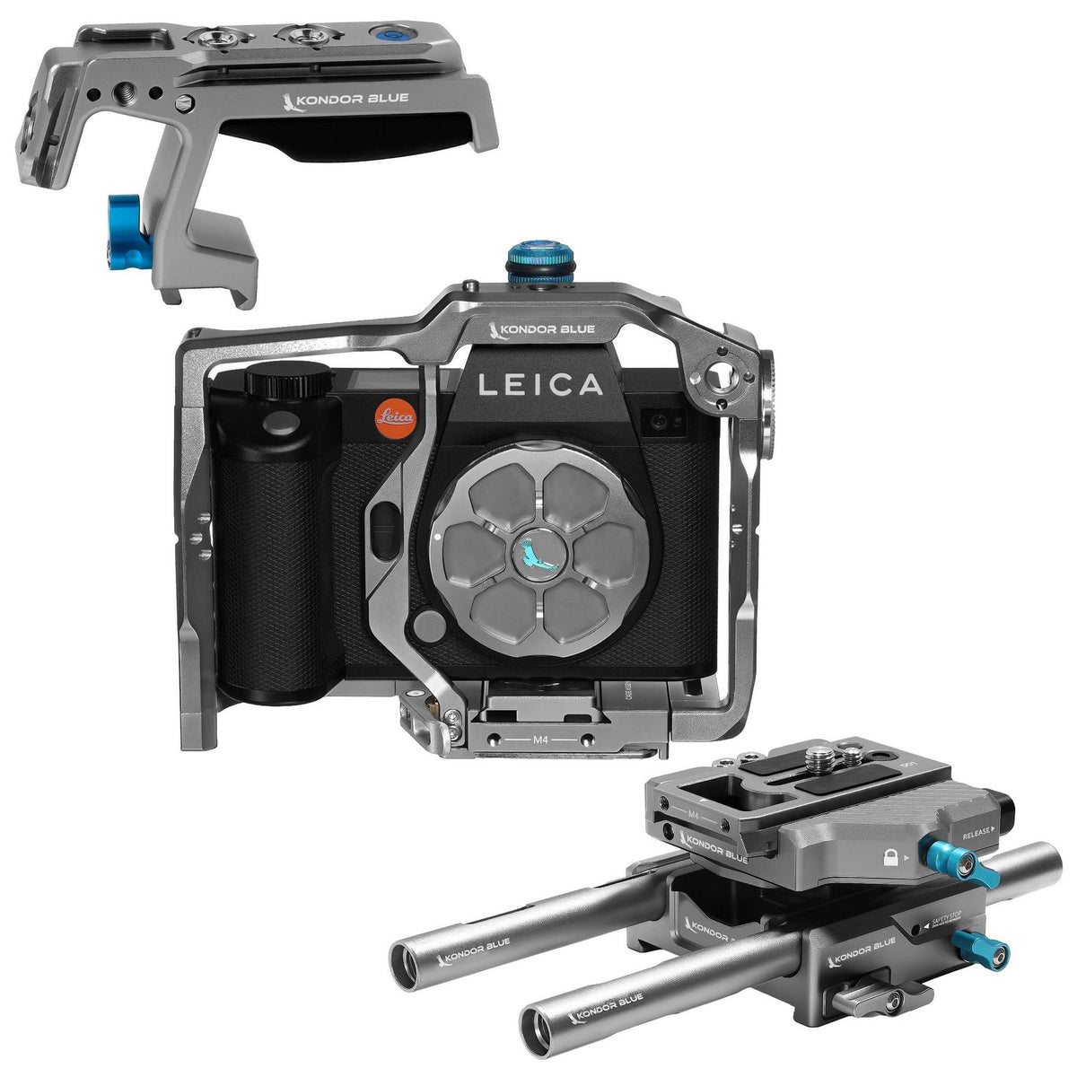 Kondor Blue Leica SL2S/SL2/SL Base Rig MKII - Space Gray