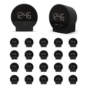 Nonstop NSO2-BK Hotel Alarm Clock with USB-C and USB-A Charging Multi Pack Options Available - 20 Units