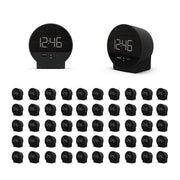 Nonstop NSO2-BK Hotel Alarm Clock with USB-C and USB-A Charging Multi Pack Options Available - 50 Units