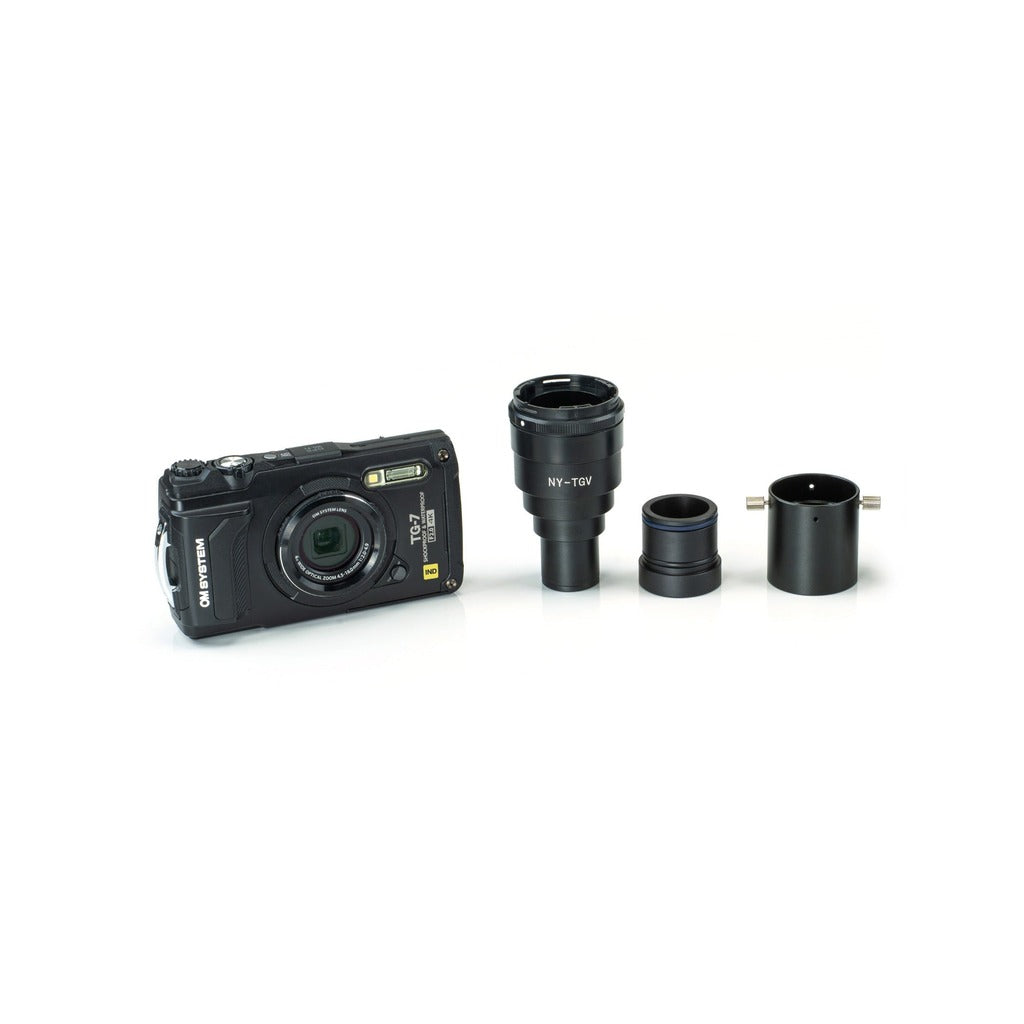 OM System TG-7 INDUSTRY Camera with NY-TGV Microscope Adapter Kit