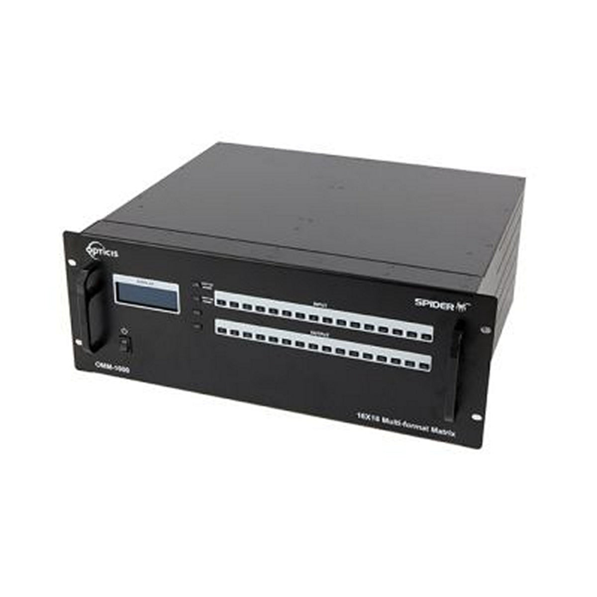 Opticis OMM-1000 16×16 DVI/HDMI/SDI/DisplayPort Optical Modular Matrix Switcher