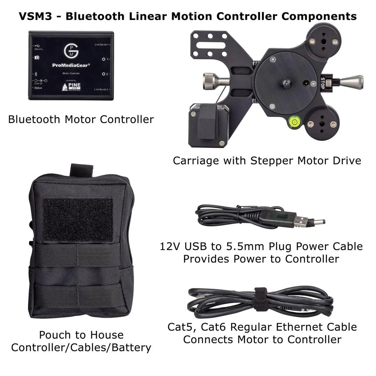 ProMediaGear VSM3 Linear Motion Motor Control for PMG-DUO Sliders