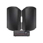 Pure Resonance Audio Fitness Audio System with (4) P115 15-Inch Passive PA Speakers, MX9 9-Channel Mixer, and LA21000 1000W Power Amplifier