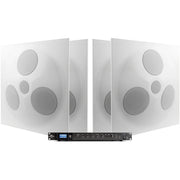 Pure Resonance Audio Lecture Hall Sound System with (4) SD5 Ceiling Tile Speakers, and RMA240BT Rack Mount Bluetooth Mixer Amplifier