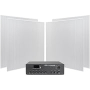 Pure Resonance Audio School Sound System with (4) SP8 Ceiling Tile Speakers, and MA30BT Bluetooth Mixer Amplifier