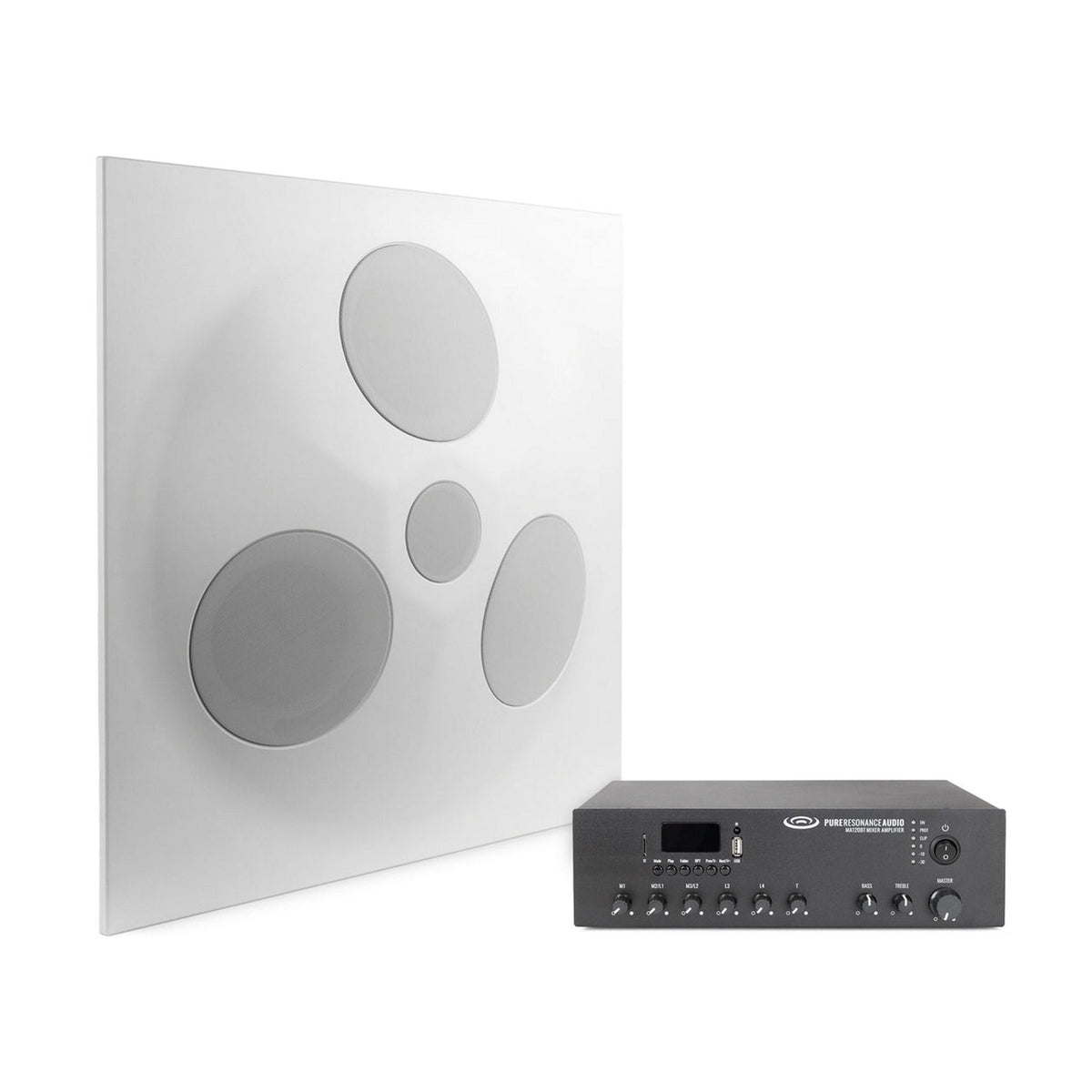 Pure Resonance Audio Premium Foyer Sound System with SD5 SuperDispersion Ceiling Speaker and MA120BT Mixer Amplifier