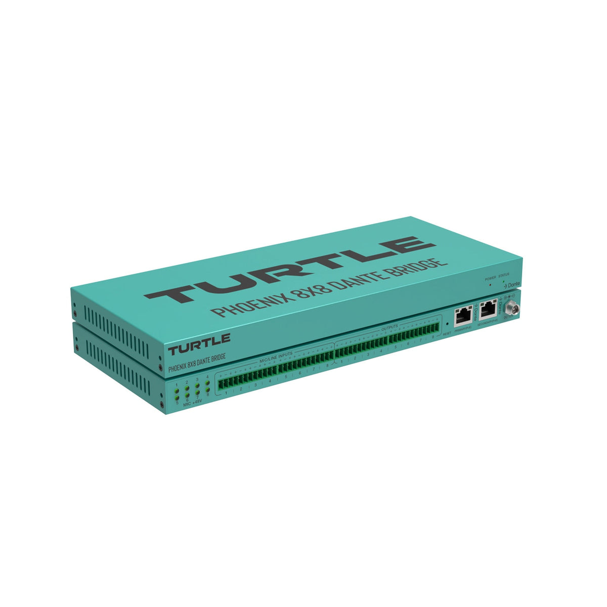 Turtle AV Phoenix 8x8 Dante Audio Bridge