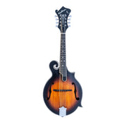 Washburn M3SEBRK F-Style Acoustic Electric Mandolin with Gig Bag. Bourbon Burst