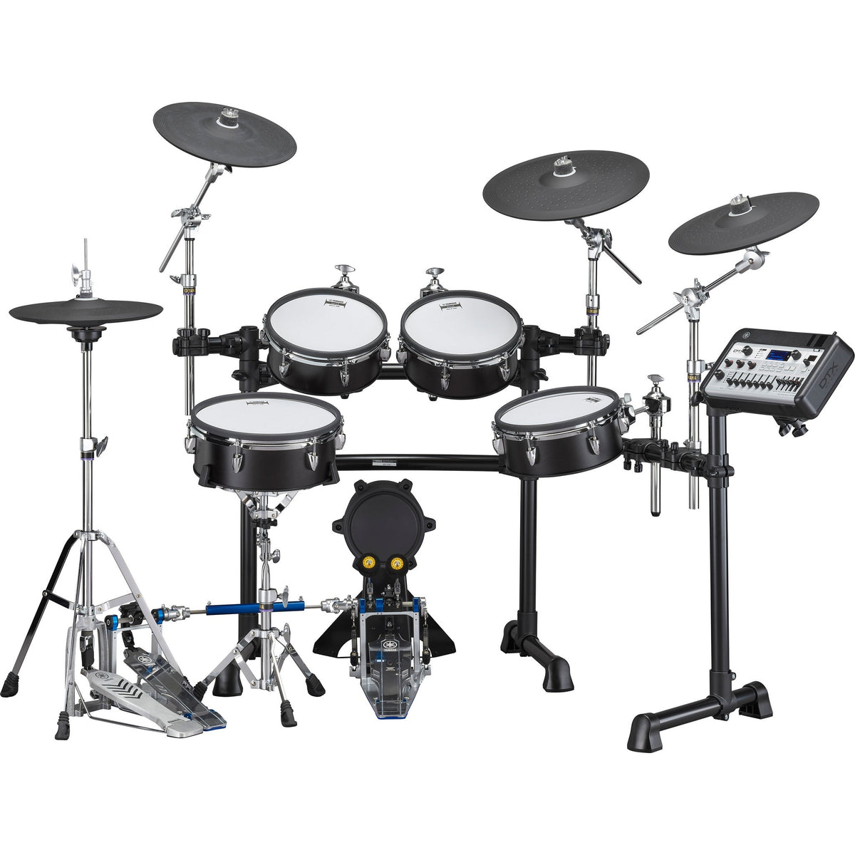 Yamaha DTX8K-M PROX Electronic Drum Set with Mesh Pads and DTX-PROX Module - Black Forest Finish
