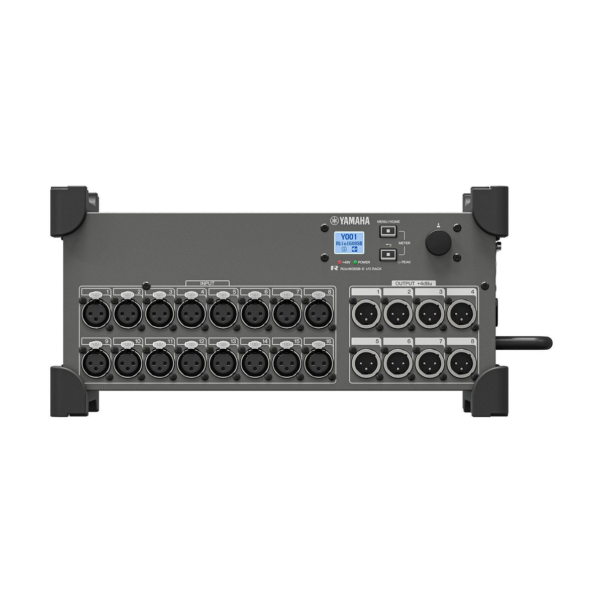 Yamaha RUio1608SB-D 16x8 Dante Stage Box I/O Rack