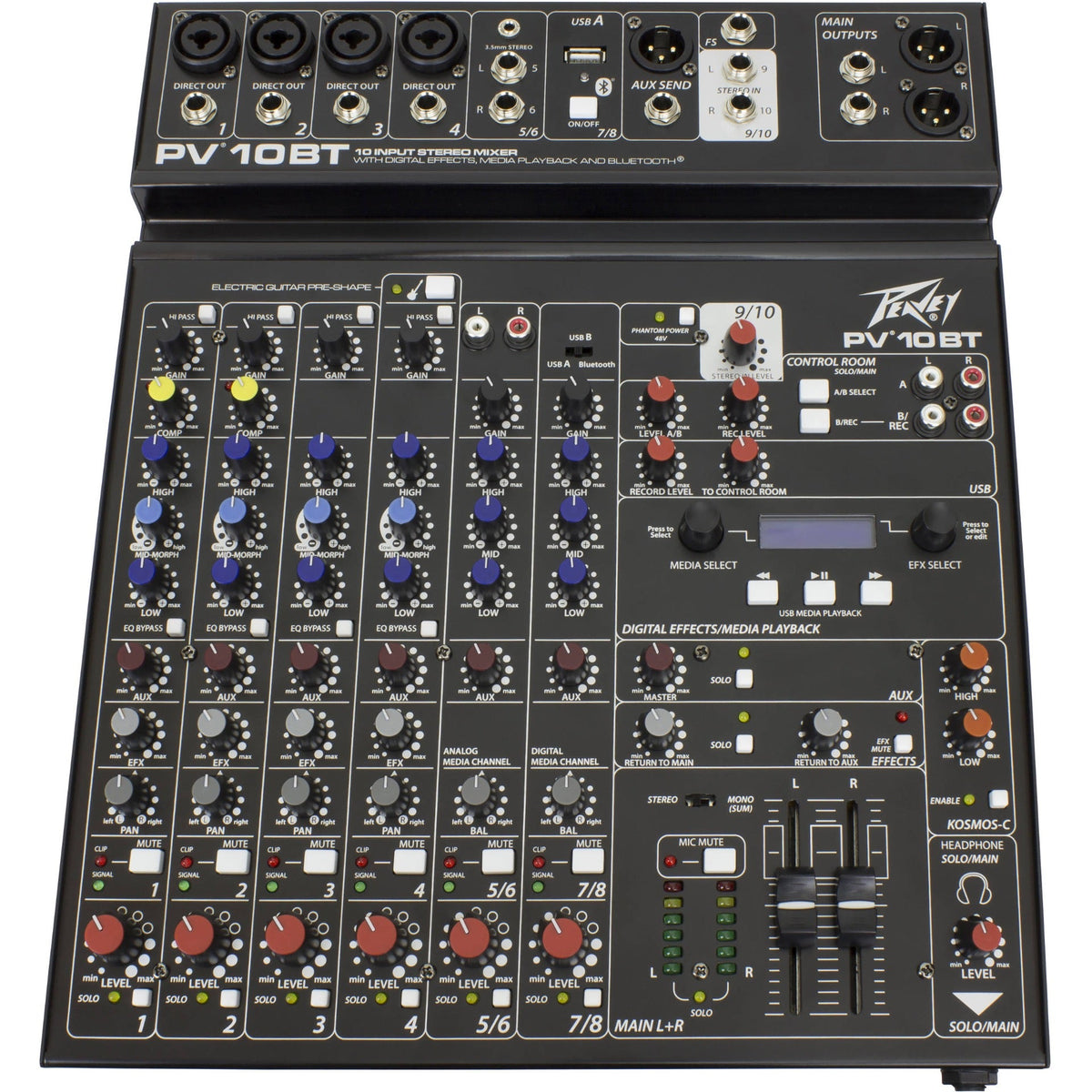 Peavey PV® 10 BT Compact Mixer with Bluetooth