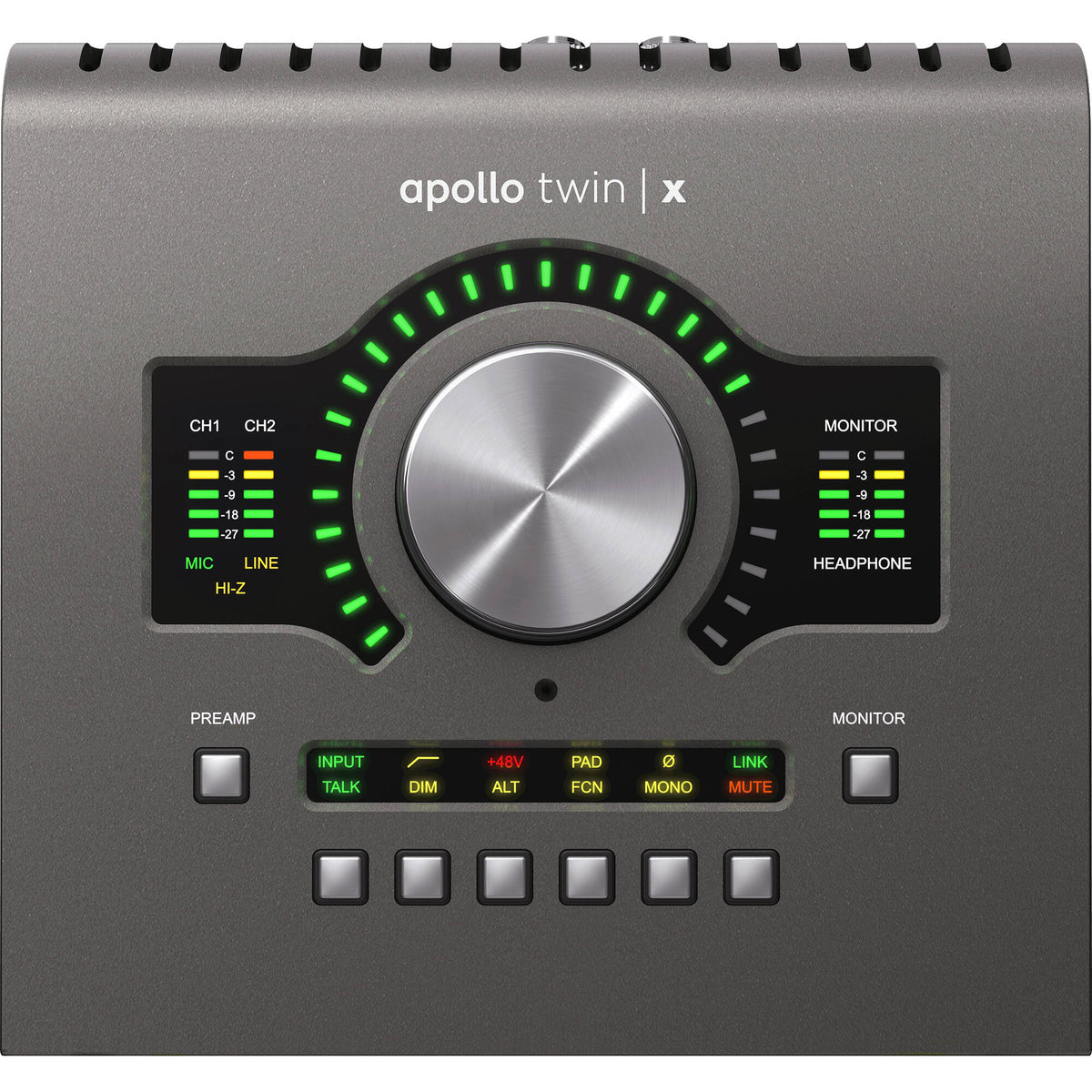 Universal Audio Apollo Twin X USB Duo Processing Audio  Interface - Heritage Edition (Desktop/Win)