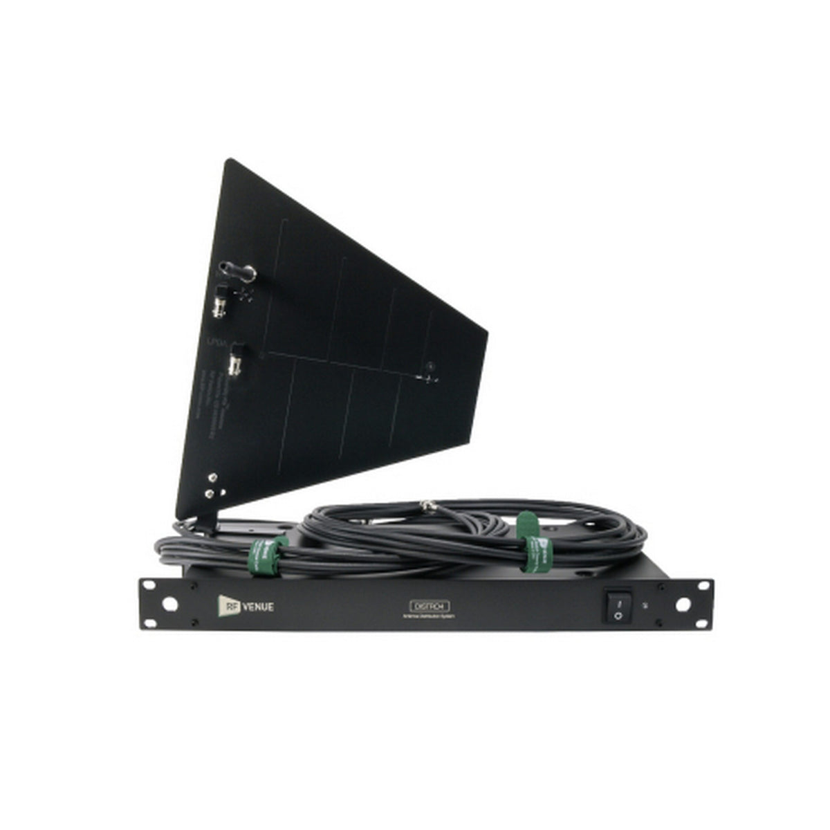 RF Venue DFINBDISTRO4 Diversity Fin DISTRO 4 Antenna System, Black (Equivalent to formerly known item "Audio-Technica DFINBDISTRO4 Diversity Fin DISTRO 4 Antenna System")