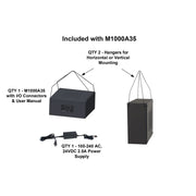 AtlasIED M1000A35 8-Inch Powered Active Sound Masking System