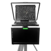 Ikan PT419W-TM-TK 19-Inch Teleprompter with Widescreen Script Monitor, Talent Monitor, and Travel Kit