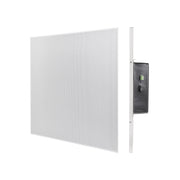 Pure Resonance Audio Paging Sound System with (6) SP8 Drop Tile Ceiling Speakers, RMA120BT Rack Mount Bluetooth Mixer Amplifier, and PTT1 Push-to-Talk Microphone