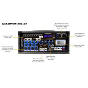 VocoPro Champion-Rec-BT Wireless 200W Portable Karaoke PA System