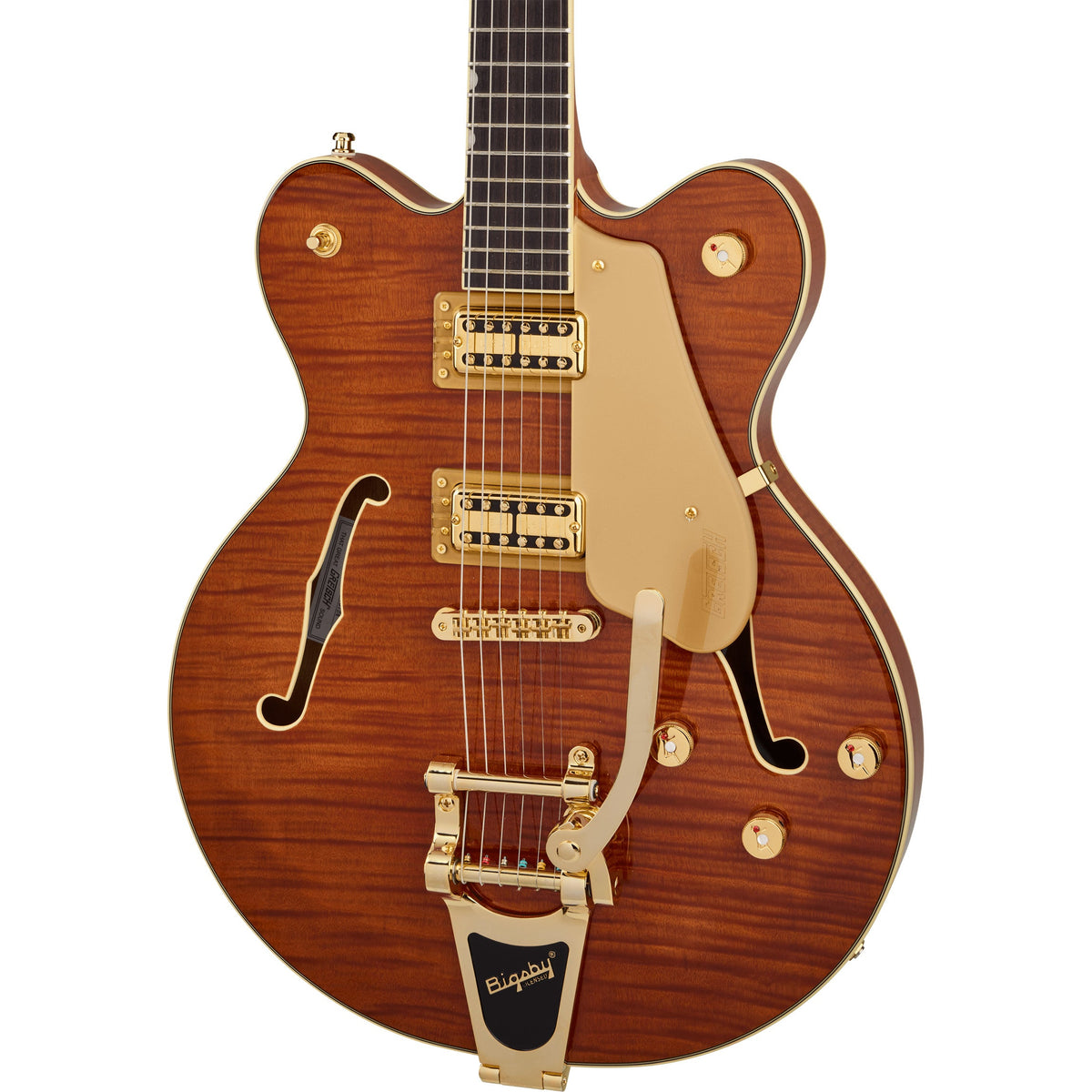 Gretsch LTD Broadkaster Semi-hollowbody Electric Guitar - Roundup Orange Stain
