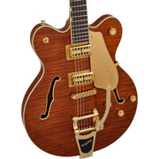 Gretsch LTD Broadkaster Semi-hollowbody Electric Guitar - Roundup Orange Stain