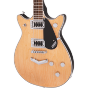 Gretsch G5222 Electromatic Double Jet BT Electric Guitar w/ V-Stoptail, Aged Natural