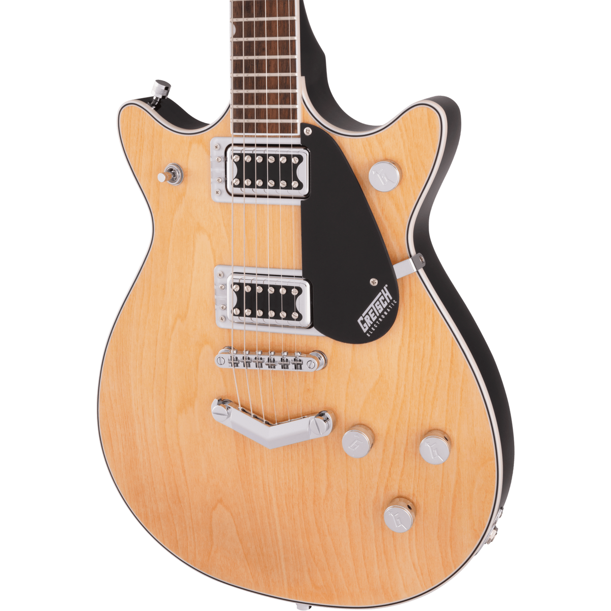 Gretsch G5222 Electromatic Double Jet BT Electric Guitar w/ V-Stoptail, Aged Natural