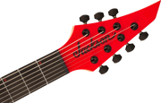 Jackson Pro Plus Series DK Modern MDK7 HT - Satin Red with Black Bevels