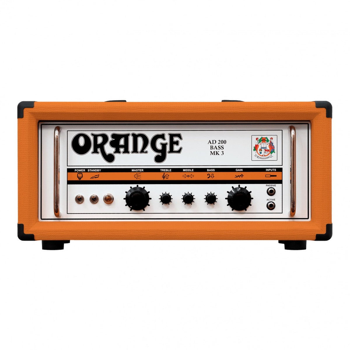 Orange AD200B 200-Watt Short Signal Path Bass Head, Orange