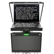 Ikan PT419W-NDI-TMN-TK Aura 19-Inch POE++ NDI Teleprompter, NDI Talent Monitor with Full NDI Encoding/Decoding, IP Tally Light, and Travel Kit