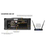 VocoPro Champion-Rec-BT Basic 200W Portable Karaoke PA System