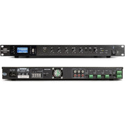 Pure Resonance Audio Fitness Sound System with 4 S6.1 Surface Mount Speakers and RMA240BT 240W Bluetooth Mixer Amplifier