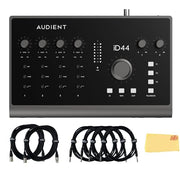Audient iD44 MKII USB Audio Interface w/ 4 XLR Cables